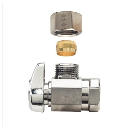 Brass Craft Service Parts 1/2X1/2 Chr Ang Valve G2R37X CD